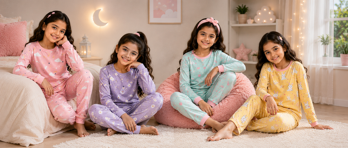 Girl's night suits